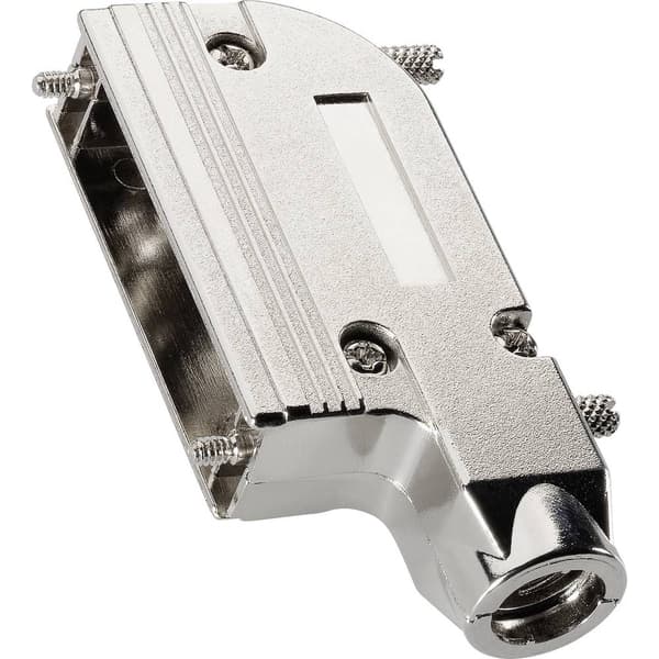 TRU COMPONENTS 1579066 D-sub hölje Antal poler: 9 Metall Silver 1 st