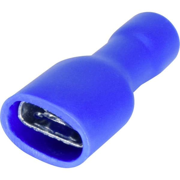 TRU COMPONENTS T1904C116 Flatkontakthylse-sortiment Anslutningsbredd: 4.80 mm Anslutningstjocklek: 0.80 mm 180 ° Heliso