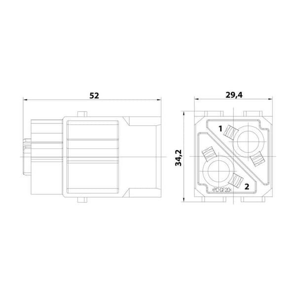 Harting 09140023051 Stift modul Innehåll: 1 st