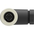 Miniatyrbild 1 av 4: TE Connectivity T4112002041-000 Sensor/ställdon-kontakt, okonfektionerad M12 Hona vinklad Antal poler (RJ): 4 1 st