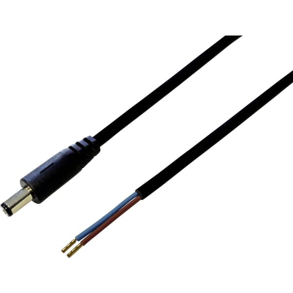 BKL Electronic DC-kabel DC-stiftdon - Öppen ände 5.5 mm 2.1 mm 2.00 m 1 st