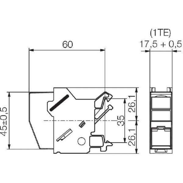 Weidmüller 8808360000 DIN-skena-outlet 1 st