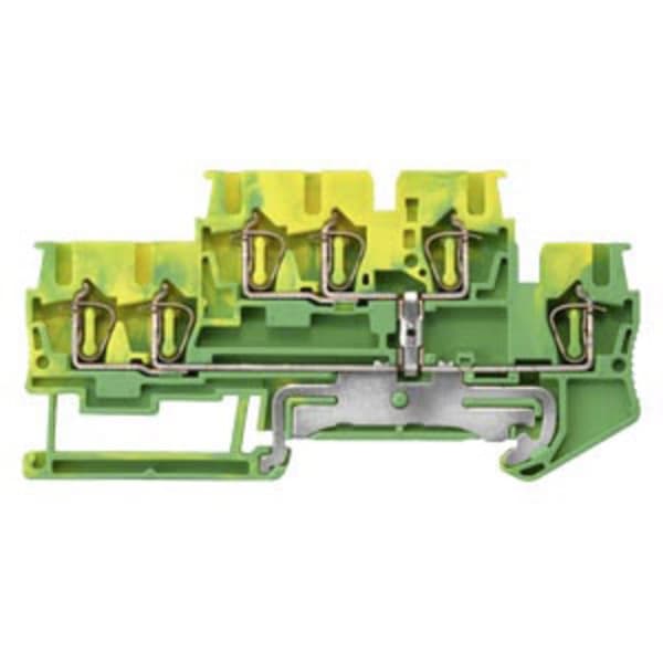 Siemens 8WH20230CF07 Dubbel-skyddsledarterminal Fjäderdraganslutning Grön, Gul 1 st