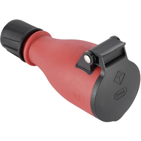 Maxtrack NV 48 KL Skarvuttag Plast Svart/Röd IP54