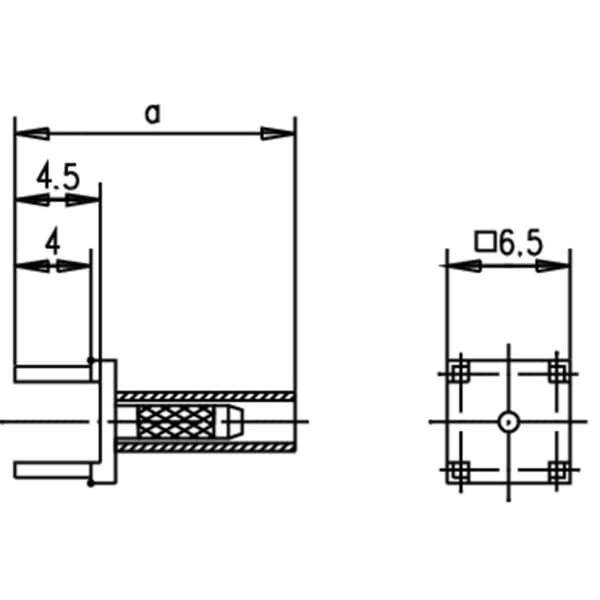 Telegärtner 100021304 100021304 Kabel-direktanslutning PCB-socket rak 1 st