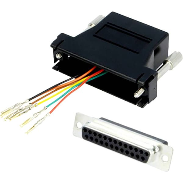 encitech DA09-SMJ6-K-RC D-Sub Adapter D-SUB hona 9-pol - RJ12 hane 6p6c 1 st