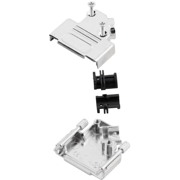 encitech D45ZK37-NM-K 6560-0166-14 D-sub hölje Antal poler: 37 Zink pressgjutning 45 ° Metall 1 st