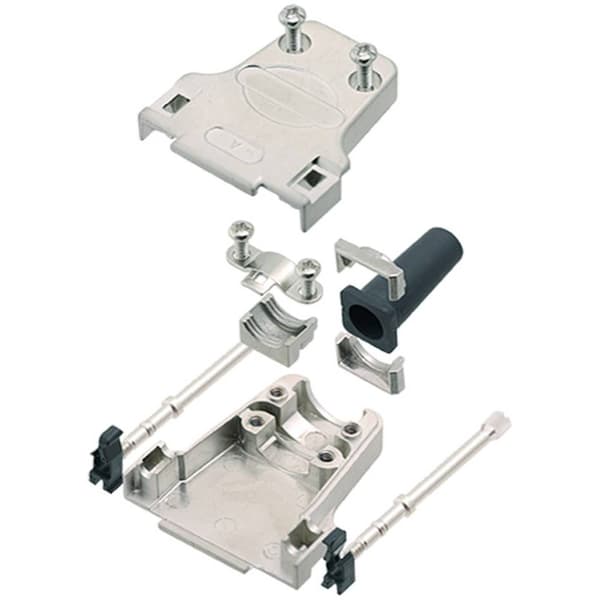 encitech DTZF09-RG-LJS-M3-K 7960-5209-01 D-sub hölje Antal poler: 9 Zink pressgjutning 180 ° Metall 1 st