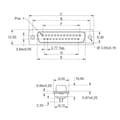 Miniatyrbild 2 av 2: encitech DM15-SP-W 2108-0200-02 D-Sub stiftlist 180 ° Antal poler: 15 Lödhona 1 st Tray