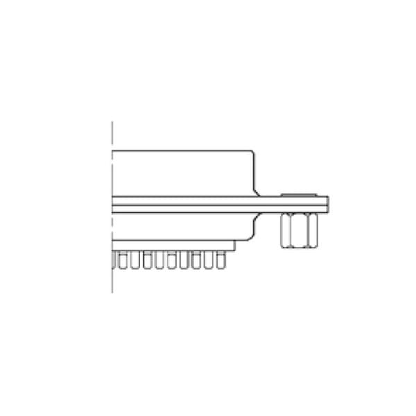 encitech DB50-SS-K 2101-0181-15 D-Sub honkontakt 180 ° Antal poler: 50 Lödhona 1 st Tray