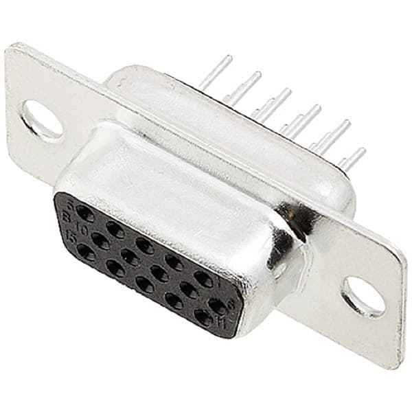 encitech HDD-15-F-T-B-M 2103-0400-11 D-Sub honkontakt 180 ° Antal poler: 15 Lödpin 1 st Tray