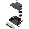 Miniatyrbild 1 av 2: TRU COMPONENTS TCD45PKP25DBPK 7708856 D-Sub stiftlist set 45 ° Antal poler: 25 Lödhona 1 st