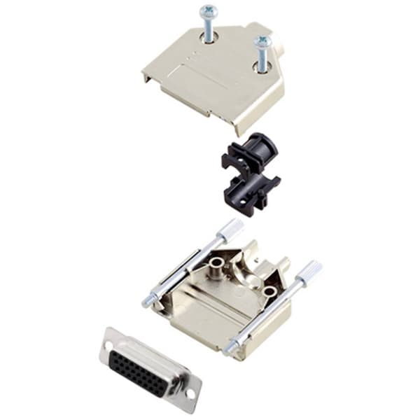TRU COMPONENTS TCDTPKM15HDS26K 7709028-SR D-Sub honkontakt set 180 ° Antal poler: 26 Lödhona 1 st