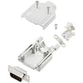 Miniatyrbild 1 av 2: TRU COMPONENTS TCMHDM09DBPK 7708440 D-Sub stiftlist set 180 ° Antal poler: 9 Lödhona 1 st