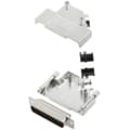 Miniatyrbild 2 av 2: TRU COMPONENTS TCD45ZK25DBPK 7708620 D-Sub stiftlist set 45 ° Antal poler: 25 Lödhona 1 st