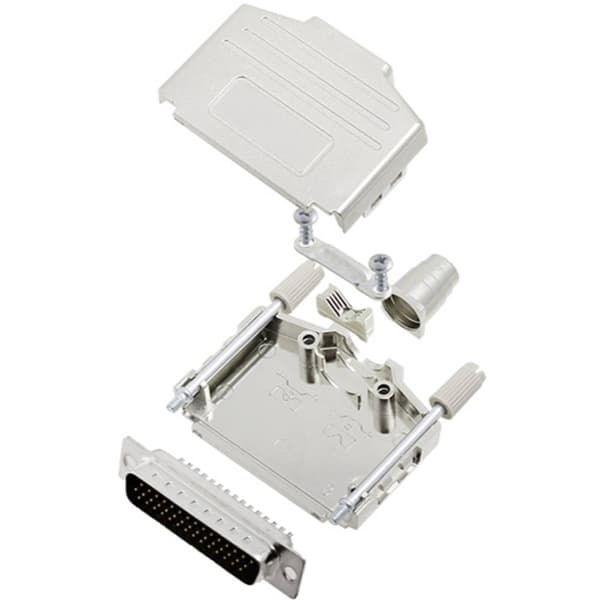 TRU COMPONENTS TCDPPK25MHDP44K 7709892 D-Sub stiftlist set 180 ° Antal poler: 44 Lödhona 1 st