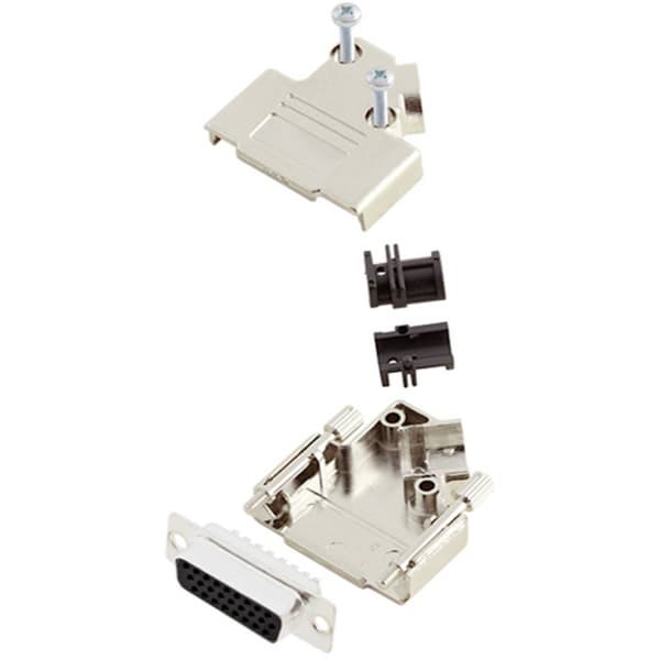 TRU COMPONENTS TCD45PKM15HDS26K 7709264 D-Sub honkontakt set 45 ° Antal poler: 26 Lödhona 1 st