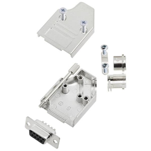 TRU COMPONENTS TCMHDM3509DBSK 7709328 D-Sub honkontakt set 35 ° Antal poler: 9 Lödhona 1 st