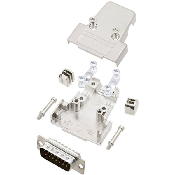 TRU COMPONENTS TCTRIM15DMPK 7709376 D-Sub stiftlist set 180 ° Antal poler: 15 Lödhona 1 st