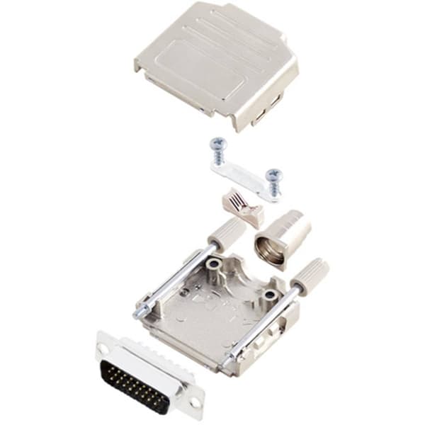 TRU COMPONENTS TCDPPK15MHDP26K 7709524 D-Sub stiftlist set 180 ° Antal poler: 26 Lödhona 1 st