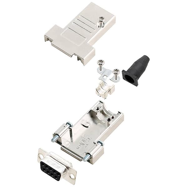 encitech DTSL09-SJSRG-T-DBS-K 6355-0086-11 D-Sub honkontakt set 180 ° Antal poler: 9 Lödhona 1 st