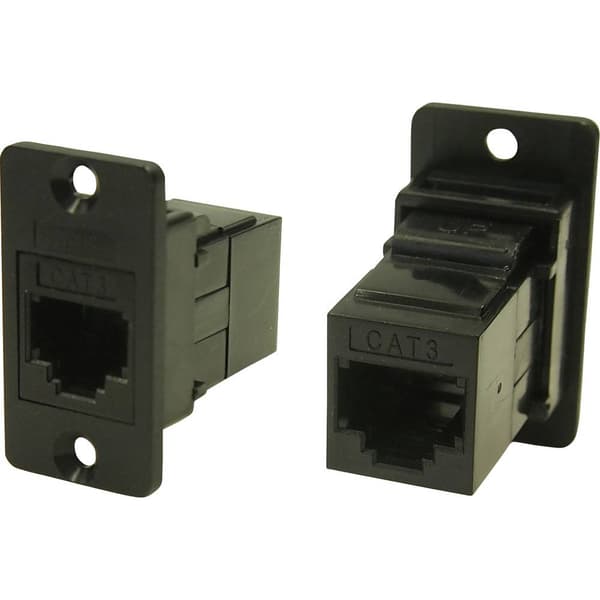 Cliff Kontakt CP30623 Adapter inbyggd Svart 1 st