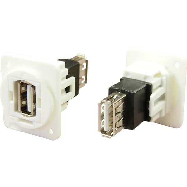USB-stiftdon Adapter, Hona inbyggd USB-uttag typ A ⇔ USB-uttag typ A CP30208NXW Cliff Innehåll: 1 st