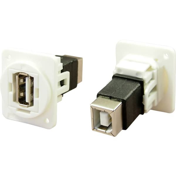 USB-stiftdon Adapter, Hona inbyggd USB-uttag typ A ⇔ USB-uttag typ B CP30209NXW Cliff Innehåll: 1 st