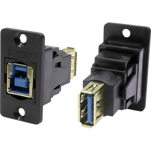 USB-stiftdon Adapter, Hona inbyggd USB-uttag typ A ⇔ USB-uttag typ B CP30606N Cliff Innehåll: 1 st