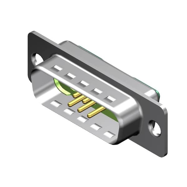 Molex 1731070059 FCT Mixed Layout D-Sub Connector, Male, Straight, Solder Cup, Gold Plating, Tin-plated Shell with Dimp