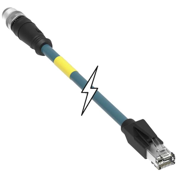 Molex 1203410501 Sensor-, aktuator-stik, Stik 1.00 m Pol-tal (RJ): 8 1 stk