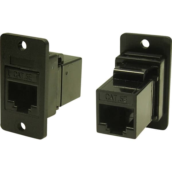 Cliff FM SLIM FT CAT5E 3.2 HOLE BLK CP30620X1 Adapter inbyggd Svart 1 st