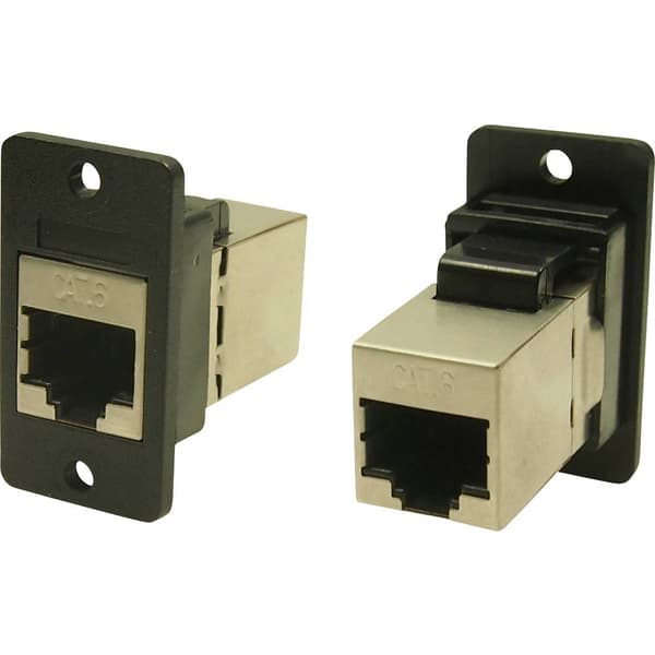 Cliff FM SLIM FT CAT6 3.2 HOLE BLK CP30622X1 Adapter inbyggd Svart 1 st
