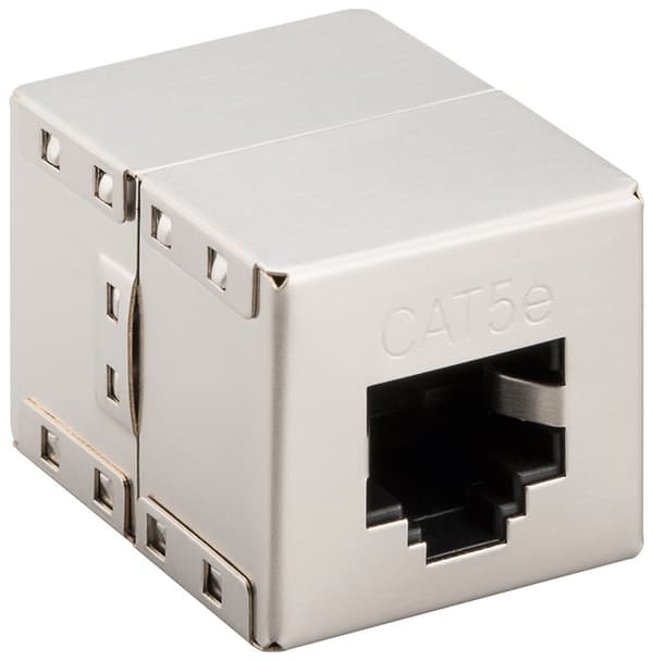 RJ45-modulär koppling, CAT 5e, metallhölje