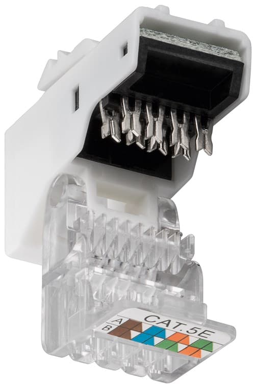 Keystone modul RJ45 CAT 5e, UTP, 100 MHz