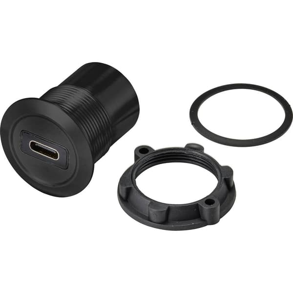 USB-uttag för inbyggnad 3.1 Hona inbyggd USB-33-BK TRU COMPONENTS TC-9534340 1 st Paneltjocklek 1-10 mm TC-9534340 Inne