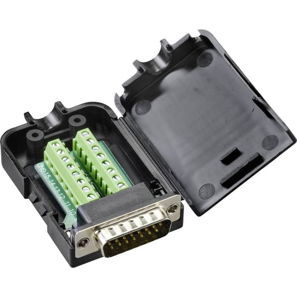 TRU COMPONENTS TC-9744136 D-SUB-kontakt Antal poler: 15 Tråd 1 st