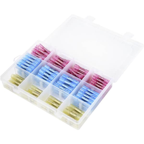 TRU COMPONENTS TC-9878224 Skarvdon Sortimentlåda 0.5 mm² 6 mm² Röd, Blå, Gul 1 set