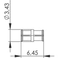 Miniatyrbild 3 av 3: Telegärtner 100025163 100025163 SMP-kontaktdon 1 st