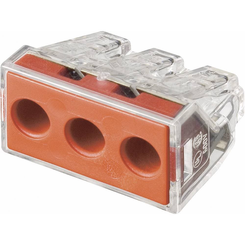 WAGO 773-173 Kopplingsklämma Flexibel: - Styvhet: 2.5-6 mm² Antal poler ...