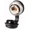 Miniatyrbild 4 av 4: Eaton M22-RJ45-CAT6A RMQ Titan inbyggnadsuttag EP-400122 RJ45-kontaktdon 1 st