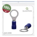 Miniatyrbild 1 av 4: Quadrios 22C449 Ringkabelsko Tvärsnitt (max.)=2.5 mm² Hål-Ø=8.5 mm Delisolerad Blå 1 set