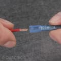 Miniatyrbild 2 av 4: Quadrios 22C468 Skarvdon med krympslang 2.5 mm² 4 mm² Helisolerad Svart 1 set