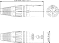 Miniatyrbillede 2 af 7: Neutrik - XLR-stik - Professionel