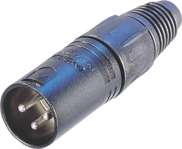 Neutrik NC3MX-BAG XLR 3-benet (m) stik / sort