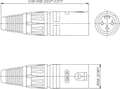 Miniatyrbillede 2 af 9: Neutrik NC3MX-BAG XLR 3-benet (m) stik / sort