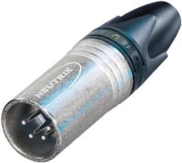 Neutrik NTR-NC4MXX Xlr Kabelstik 4 Kabelstik/lige Xx Loddeforbindelser Forniklet