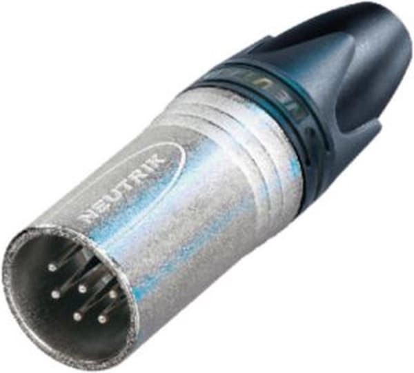Neutrik NTR-NC6MXX Xlr Kabelstik 6 Kabelstik/lige Xx Loddeforbindelser Forniklet