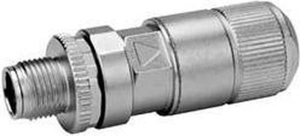 Telegärtner J80026A0100 Anturin/toimilaitteen liitin, kokoamaton M12 Pintojen lukumäärä: 8 Pistoke, suora 1 kpl