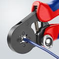 Miniatyrbillede 4 af 6: Knipex selvjusterende krympetang til hylstre 97 53 04 (97 53 04)